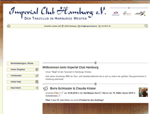 Tablet Screenshot of imperialclub.de
